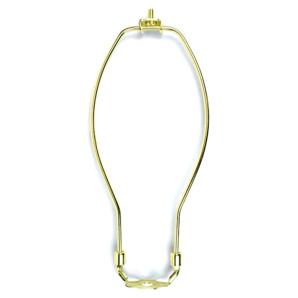 Jandorf Harp, 10", Polished Brass Lamp Harp C60122 - main